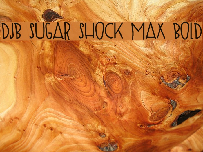 DJB SUGAR SHOCK MAX Bold Example 3