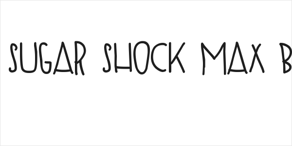 DJB SUGAR SHOCK MAX Bold Logo