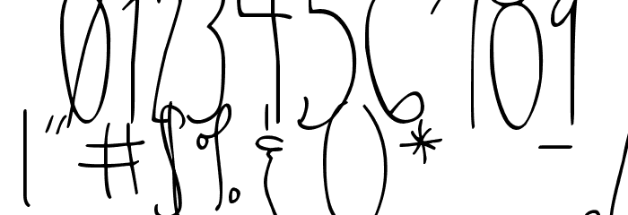 DJB SUGAR SHOCK Font OTHER CHARS