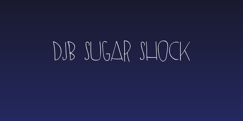 DJB SUGAR SHOCK Social Header