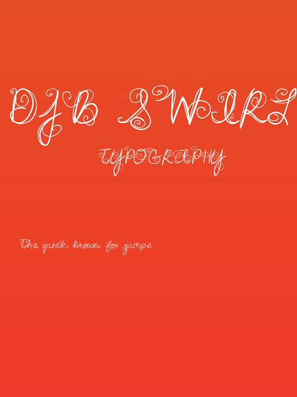 DJB SWIRL ME AROUND Poster