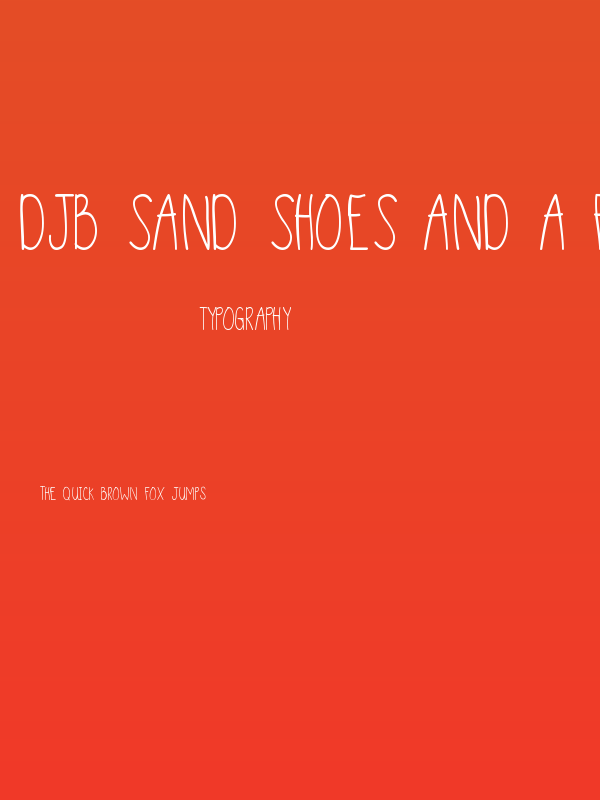 DJB Sand Shoes and a Fez Poster
