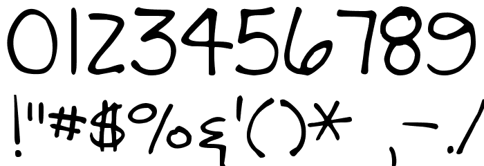 DJB Sandra Dee Font OTHER CHARS