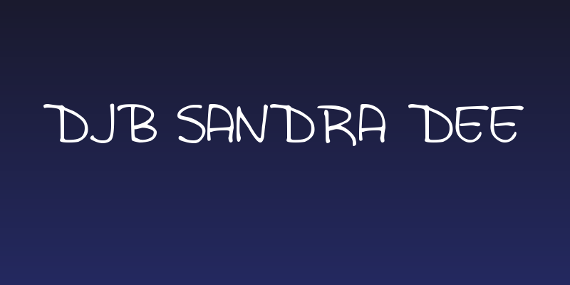 DJB Sandra Dee Social Header