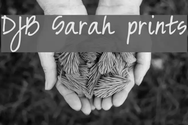DJB Sarah prints Example 1