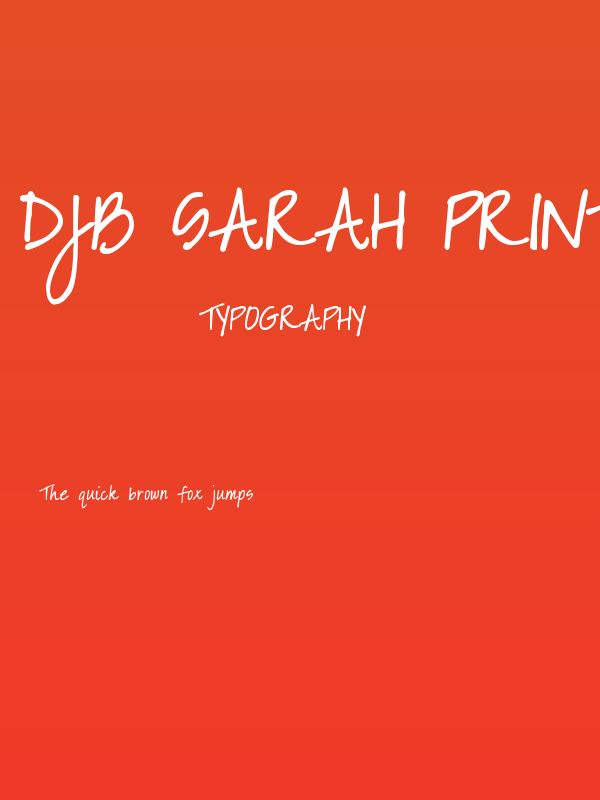 DJB Sarah prints Poster
