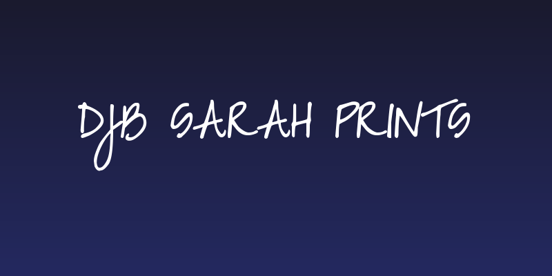 DJB Sarah prints Social Header