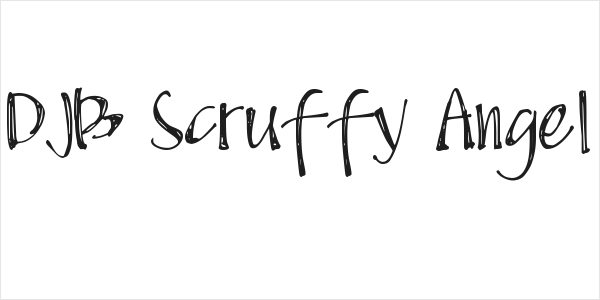 DJB Scruffy Angel Logo