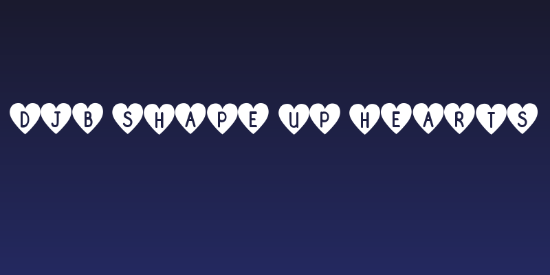 DJB Shape Up Hearts Social Header