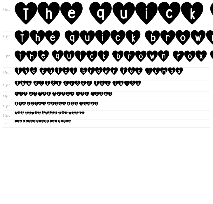 DJB Shape Up Hearts Waterfall