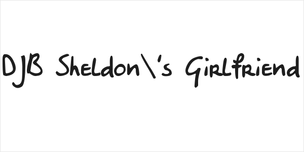 DJB Sheldon's Girlfriend Logo