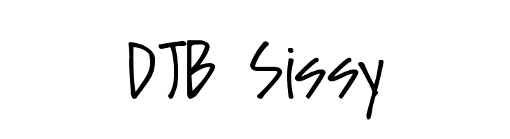 DJB Sissy Font