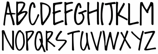 DJB Sissy Шрифта ВЕРХНИЙ