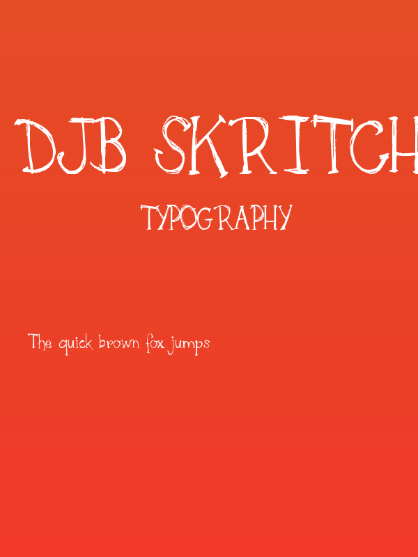 DJB Skritch Skratch Poster
