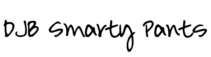 DJB Smarty Pants  नि: शुल्क फ़ॉन्ट्स डाउनलोड
