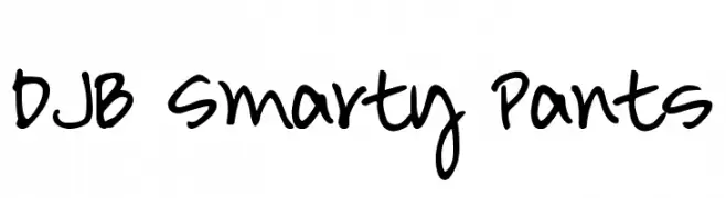 DJB Smarty Pants  Frei Schriftart Herunterladen