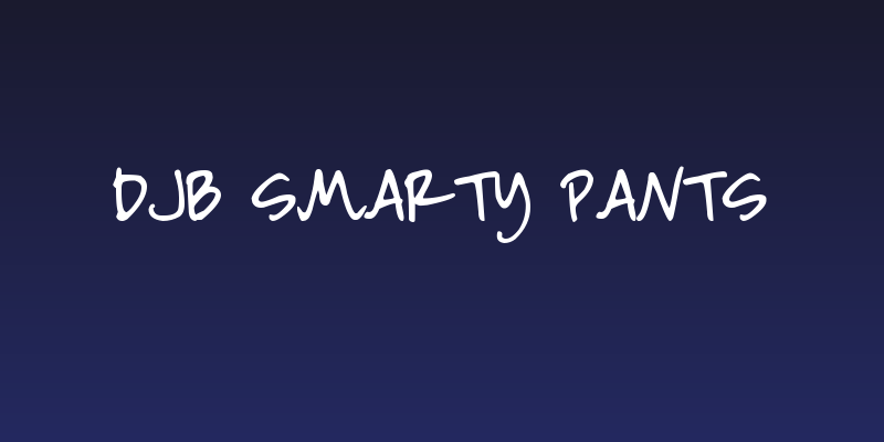DJB Smarty Pants Social Header