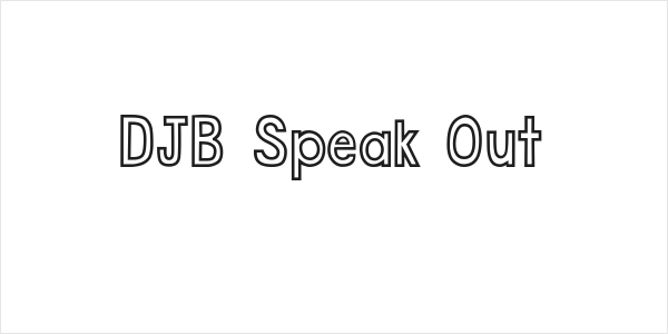 DJB Speak Out Logo