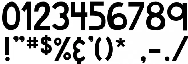 DJB Speak the Truth Bold Font OTHER CHARS