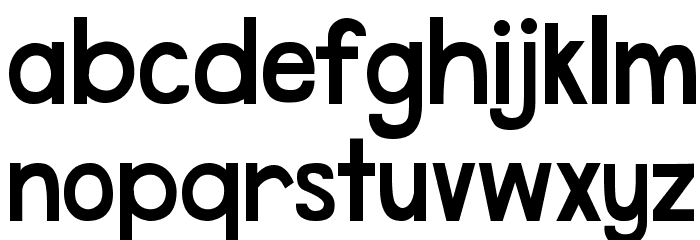 DJB Speak the Truth Bold Font LOWERCASE