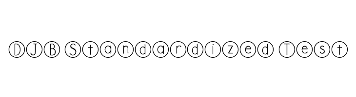 DJB Standardized Test  font caratteri gratis