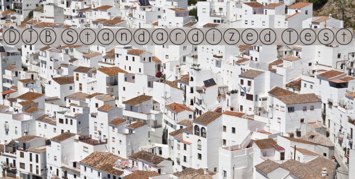 DJB Standardized Test Example 2