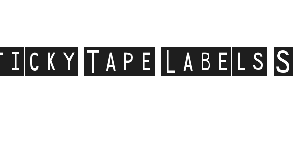 DJB Sticky Tape Labels Strips Logo