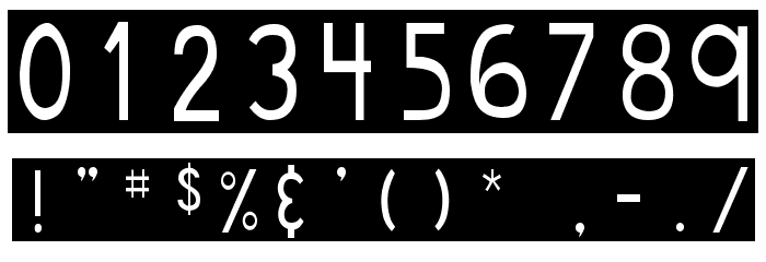 DJB Sticky Tape Labels Font OTHER CHARS