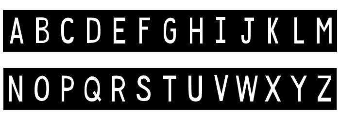 DJB Sticky Tape Labels Font LOWERCASE