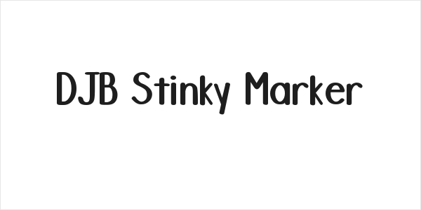 DJB Stinky Marker Logo