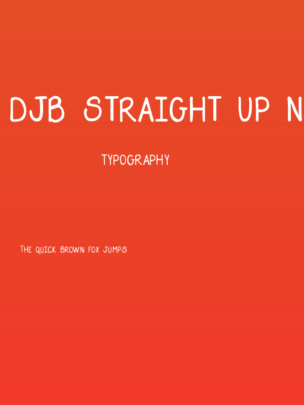DJB Straight Up Now Bounce Poster