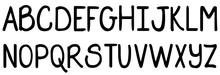 DJB Straight Up Now Bounce Font LOWERCASE