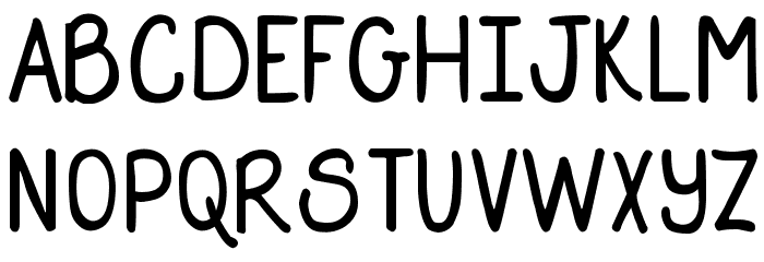 DJB Straight Up Now Font LOWERCASE