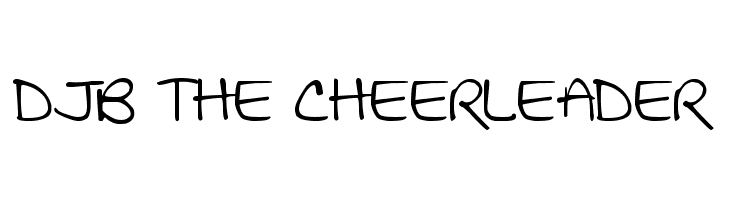 DJB THE CHEERLEADER  font caratteri gratis