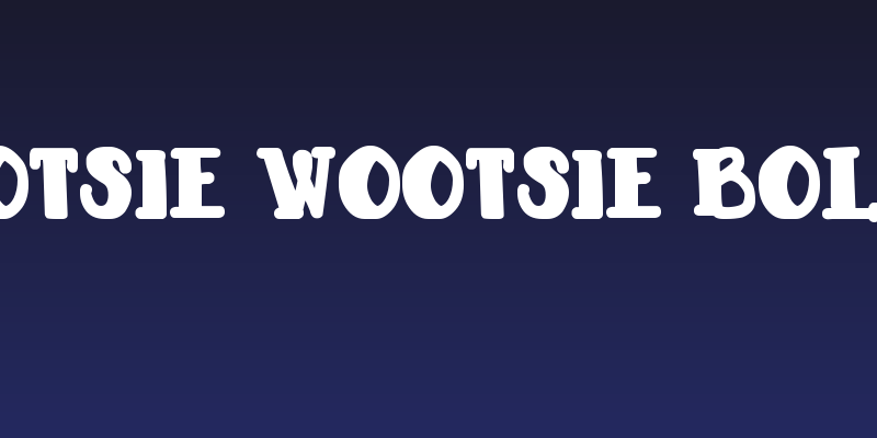 DJB TOOTSIE WOOTSIE BOLD Bold Social Header