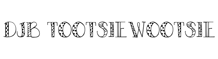 DJB TOOTSIEWOOTSIE  Free Fonts Download