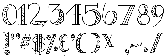 DJB TOOTSIEWOOTSIE Font OTHER CHARS