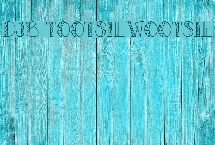 DJB TOOTSIEWOOTSIE Font - FFonts.net