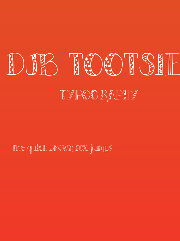 DJB TOOTSIEWOOTSIE Poster