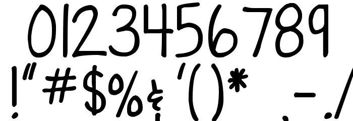 DJB The Teacher Font Font OTHER CHARS