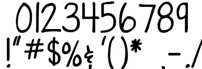 DJB The Teacher Font Font OTHER CHARS