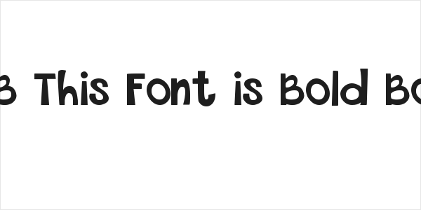 DJB This Font is Bold Bold Logo
