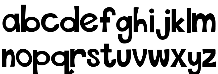 DJB This Font is Bold Bold Font LOWERCASE