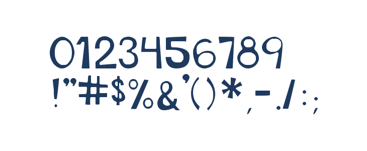 DJB This Font is Stressed Bold Other Characters