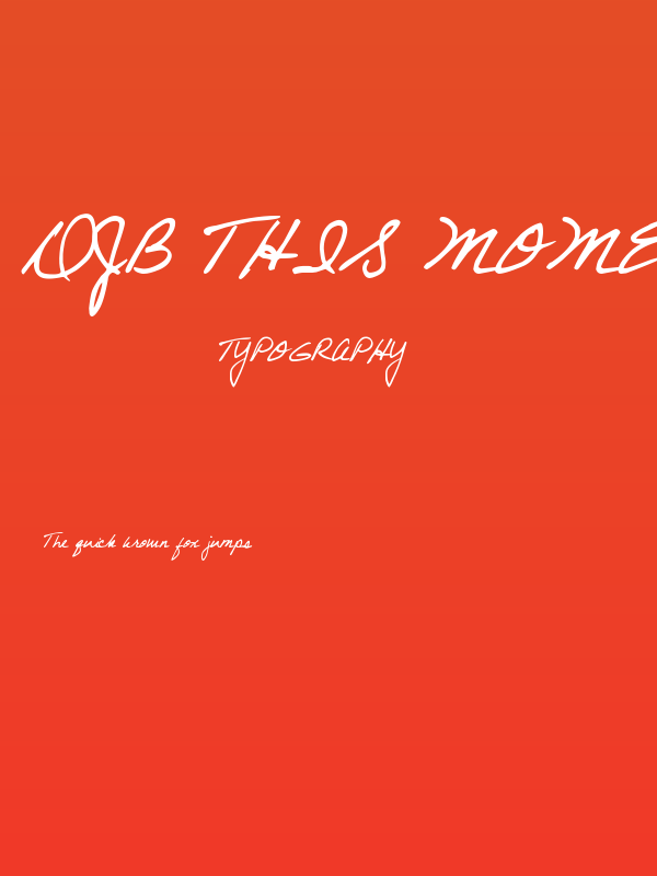 DJB This Moment Poster