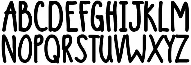 DJB This is Me 2 Schriftart Groß