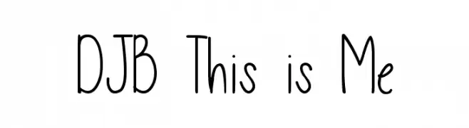 DJB This is Me  免费字体下载