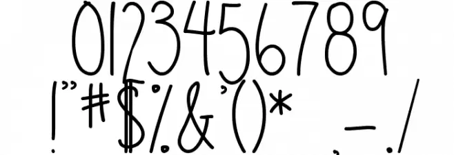 DJB This is Me Polices AUTRES CHARS