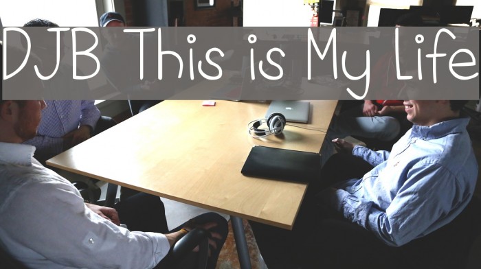 DJB This is My Life Font examples