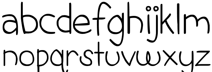 DJB This is My Life Font LOWERCASE